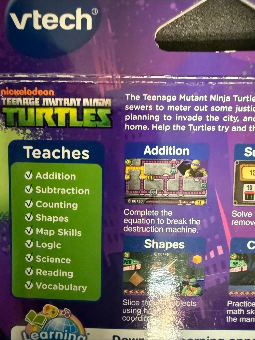 InnoTab Teenage Mutant Ninja Turtles Learning App Tablet - Blue/Green